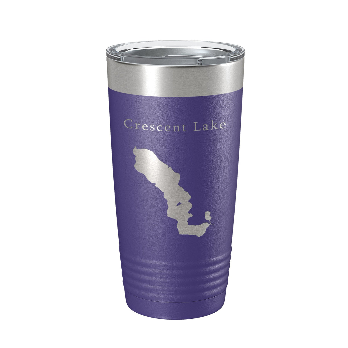 Crescent Lake Map Tumbler Travel Mug Insulated Laser Engraved Coffee Cup Florida 20 oz-15