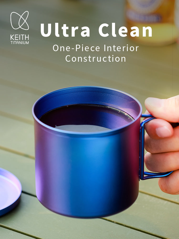 KEITH Titanium Radiant Spectrum Cups with handle-3
