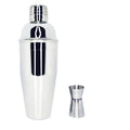 NNEOBA 750ml stainless steel cocktail shaker set with built-in strainer and 30ml measuring jigger