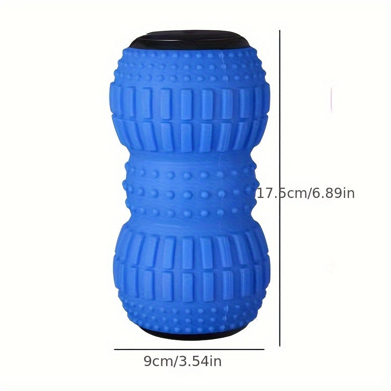 Blue 3-speed vibrating massage ball for deep tissue muscle recovery and trigger point therapy — view 2