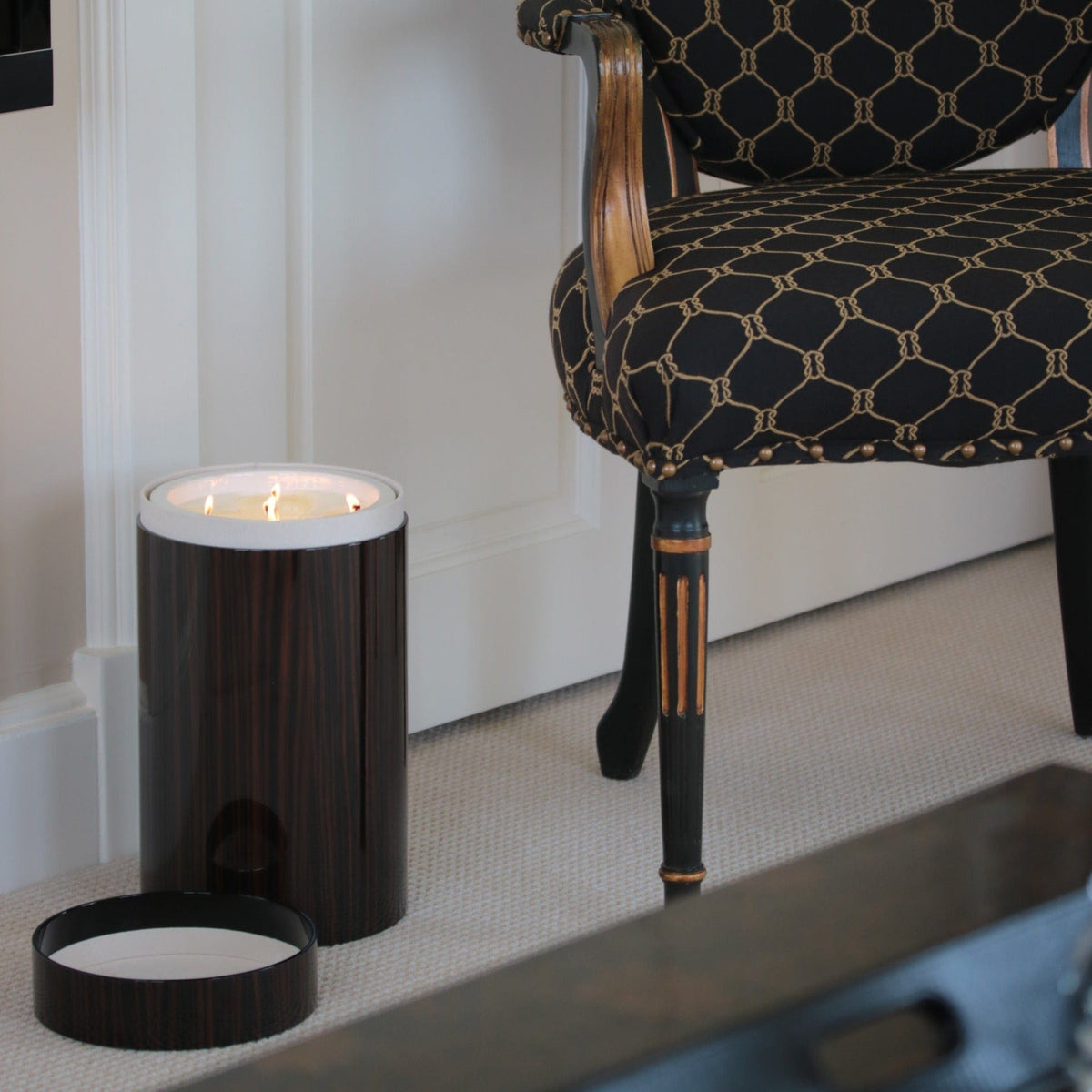 Large Home Candle, Zebrano-0