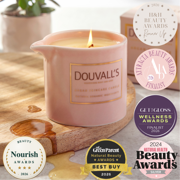 Argan Massage Candle - Vanilla Jasmin & Ginger 180g | Intensely Nourishing and Hydrating Body Treatment-0
