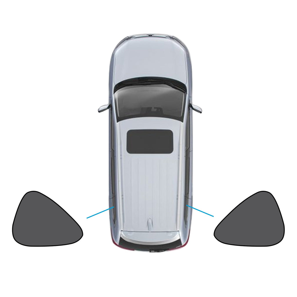 Magnetic black mesh car window shades installed on a Mazda CX-5 offering UV protection — view 2