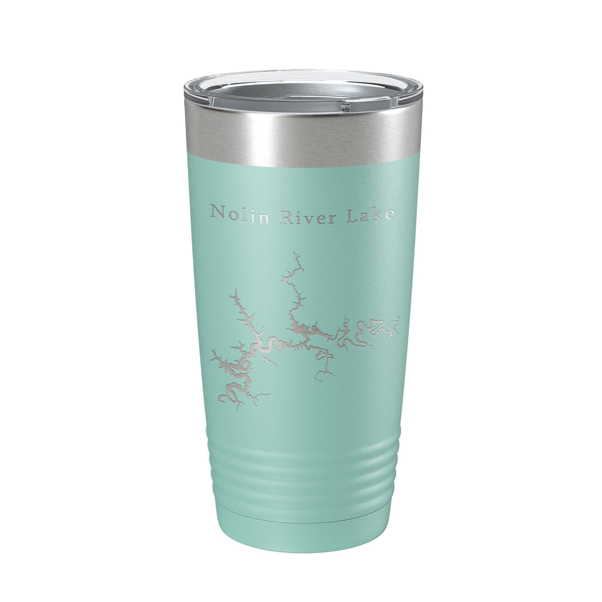 Nolin River Lake Map Tumbler Travel Mug Insulated Laser Engraved Coffee Cup Kentucky 20 oz-12