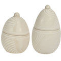 Egg-shaped Soapstone Box from Haiti-1