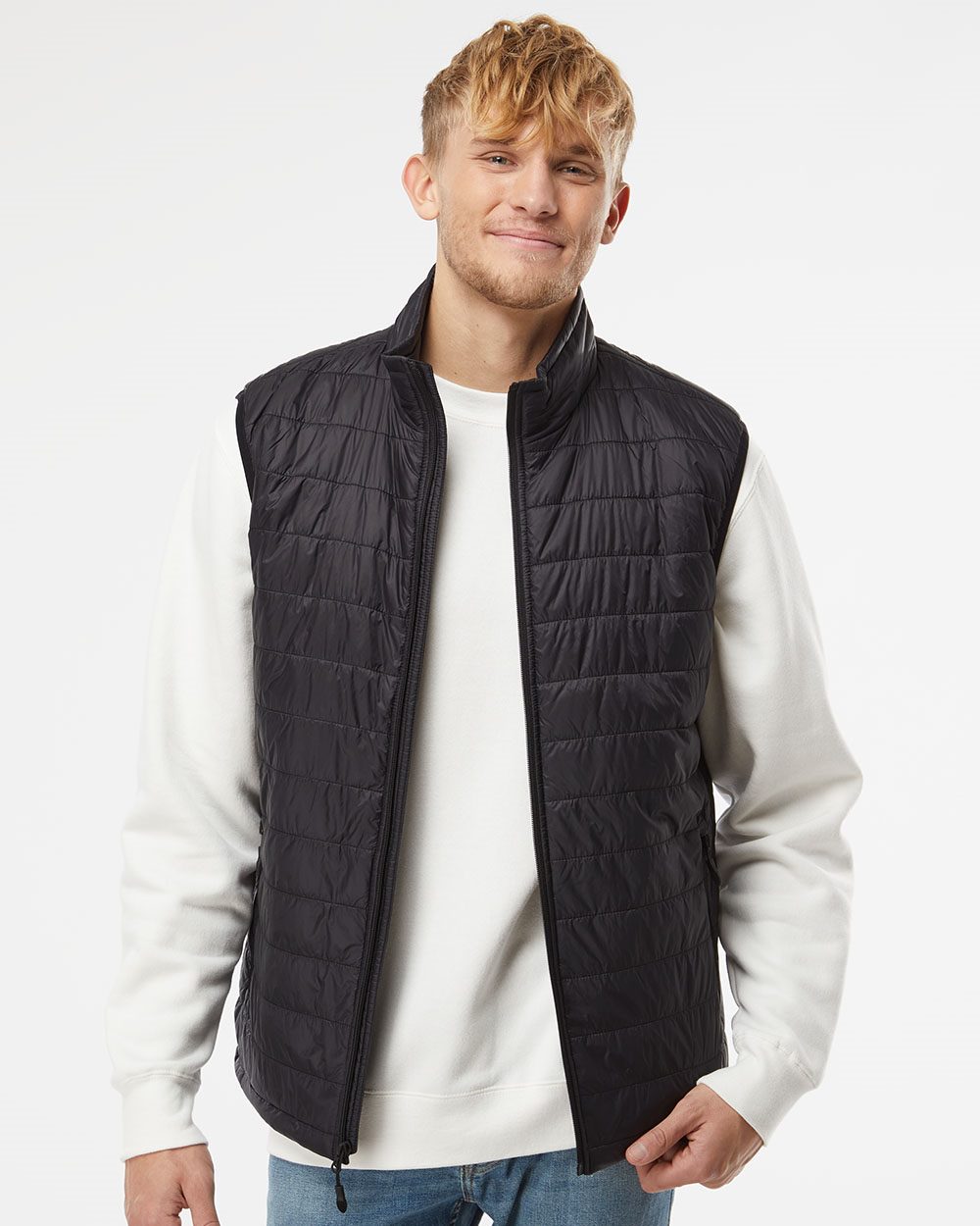 Independent Trading Co. EXP120PFV Men's Puffer Vest-0