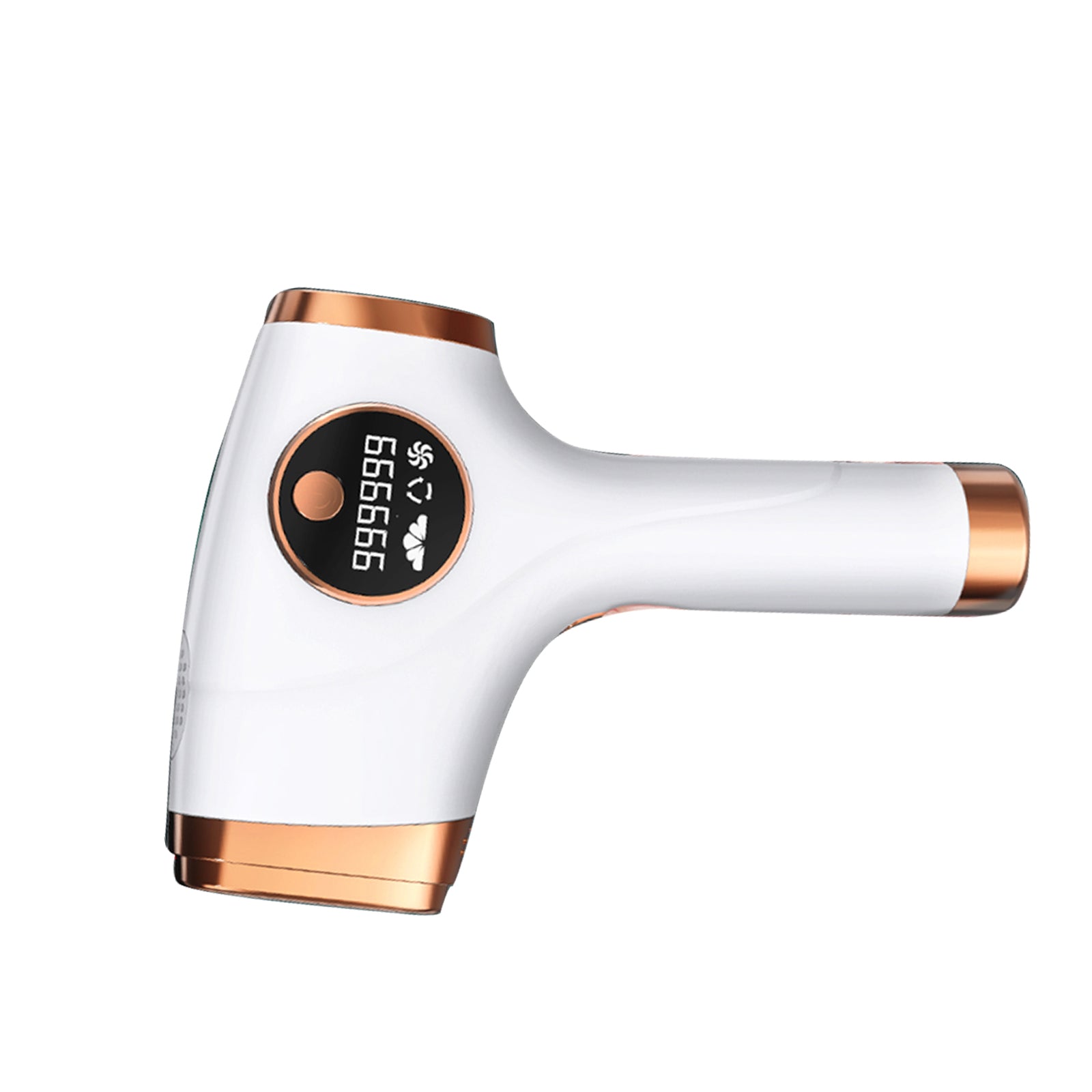 White IPL hair removal machine with LED display for gentle at-home body grooming — view 5