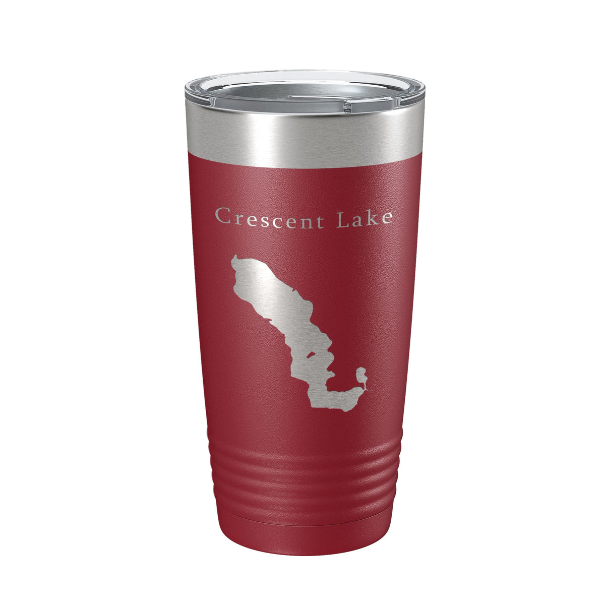 Crescent Lake Map Tumbler Travel Mug Insulated Laser Engraved Coffee Cup Florida 20 oz-18