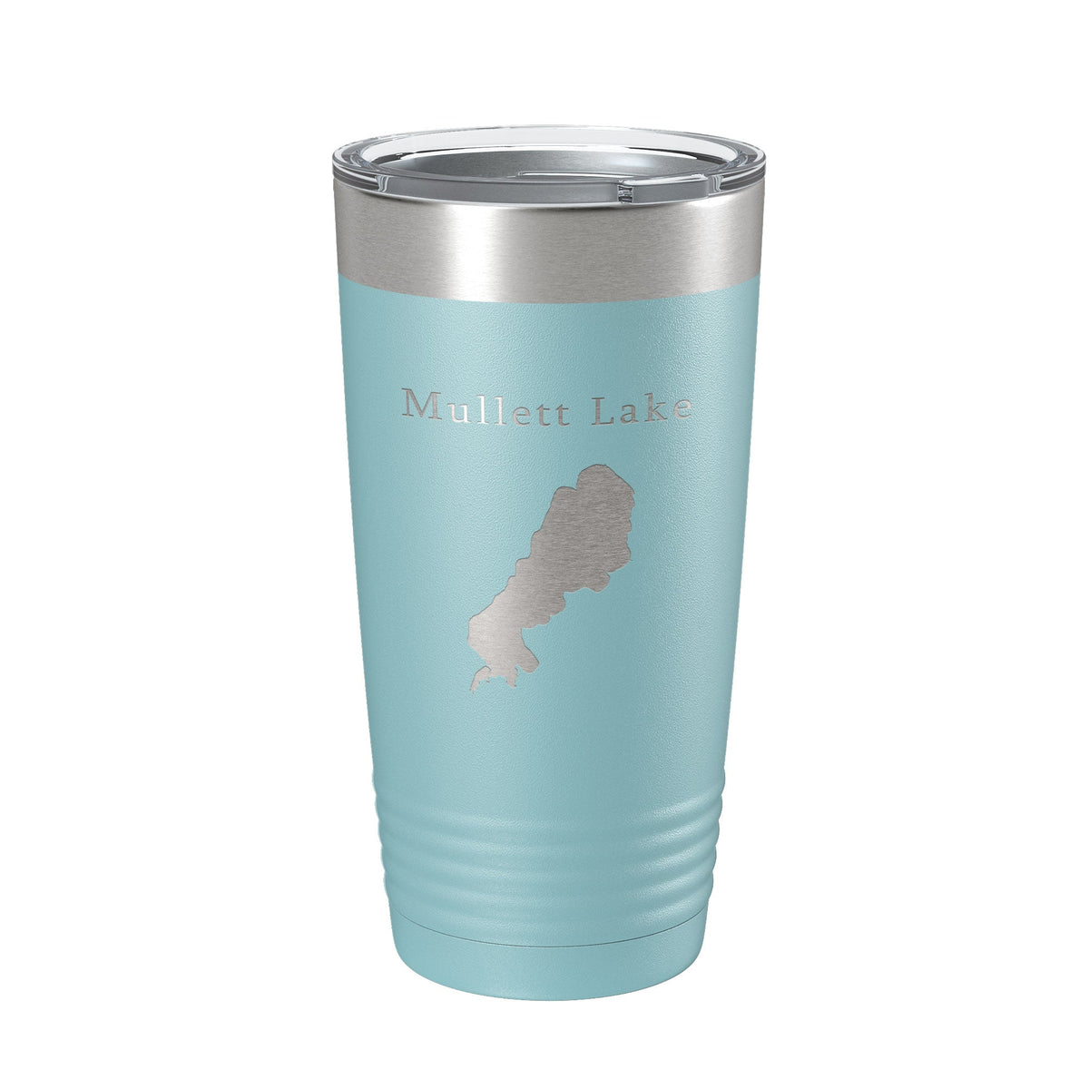 Mullett Lake Map Tumbler Travel Mug Insulated Laser Engraved Coffee Cup Michigan 20 oz-13