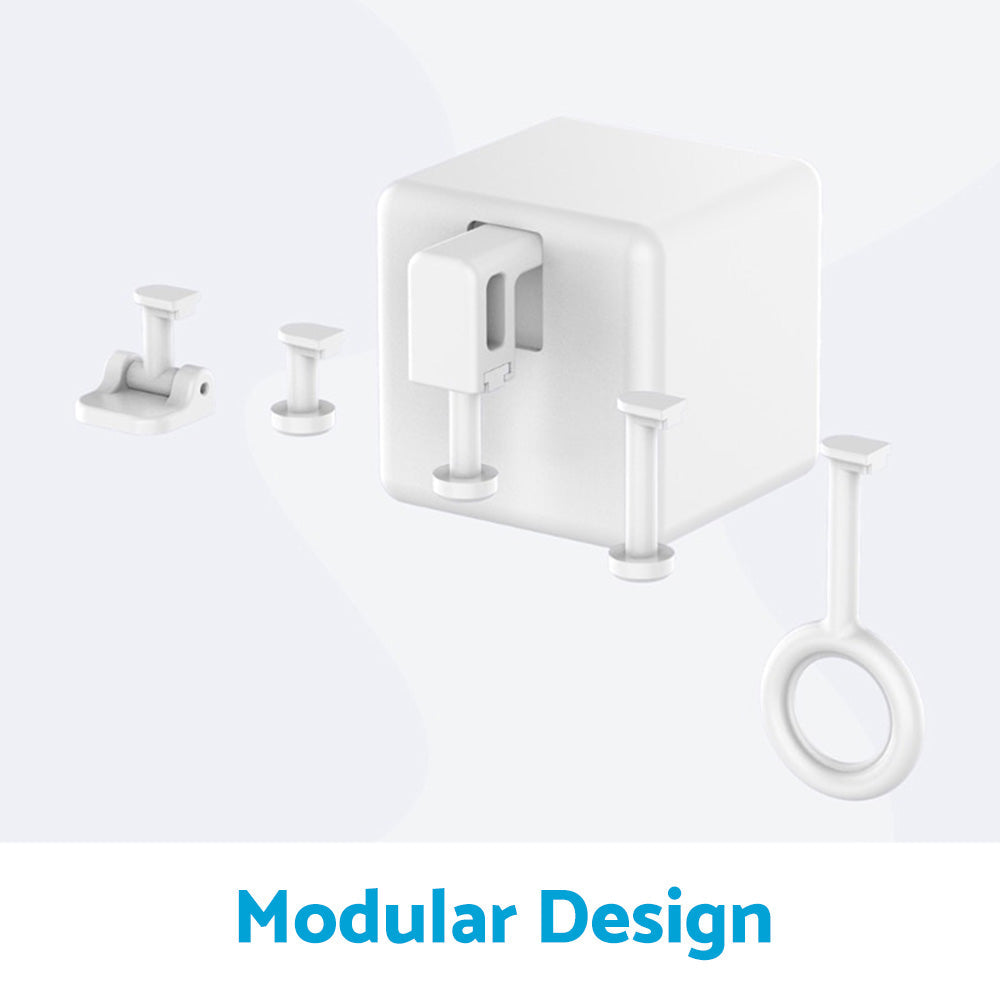 Small wireless smart switch bot button pusher for automating household appliances and traditional light switches — view 5