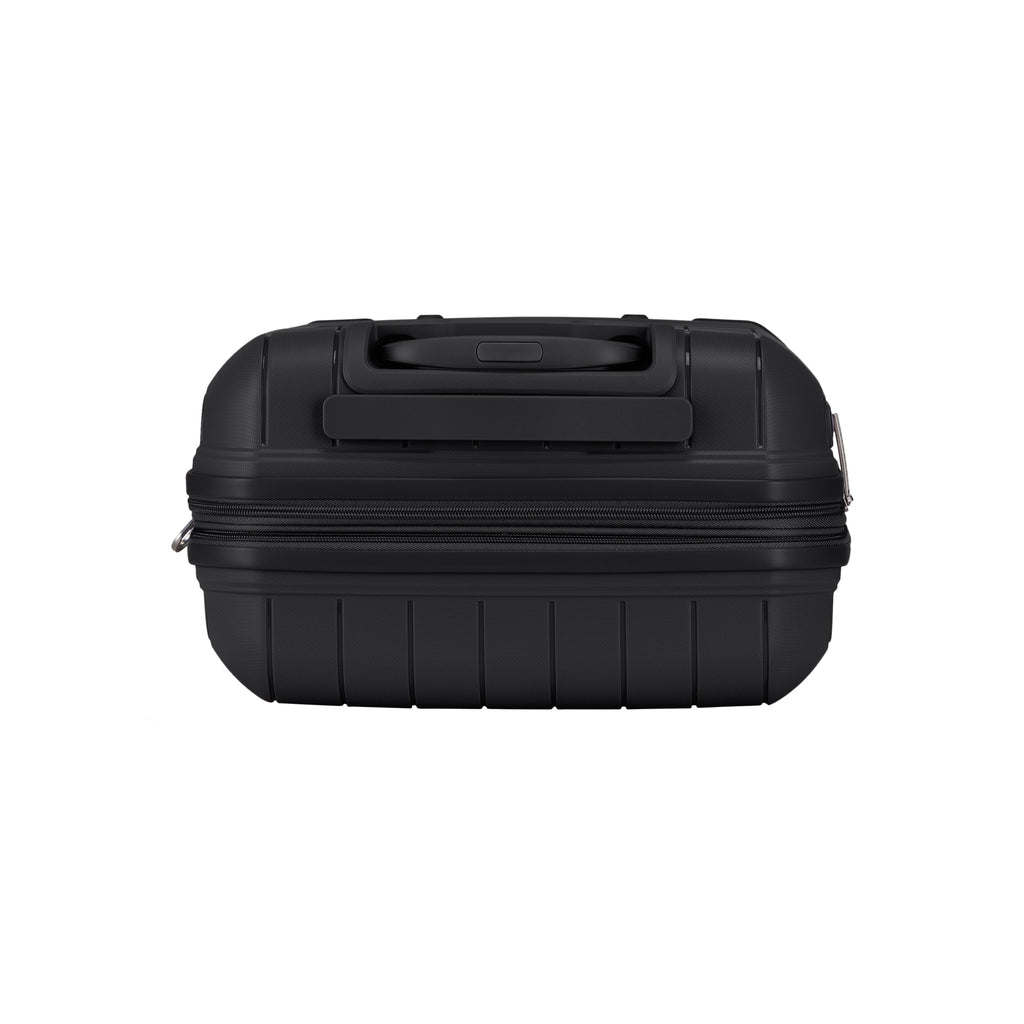 Bridgetown carry-on luggage, durable hard shell suitcase with smooth multi-directional wheels and telescopic handle — view 4