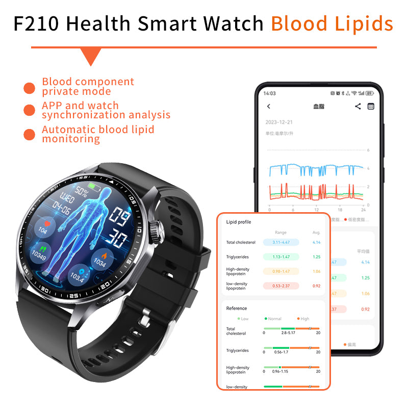 Black advanced health and fitness smartwatch with digital display showing vital health metrics. — view 4