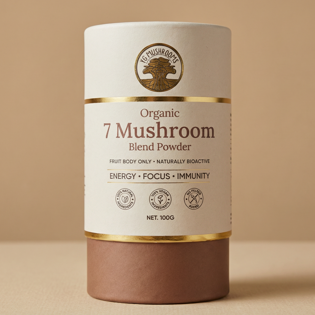 7 Mushroom Blend Powder Australia | YG Mushrooms-0