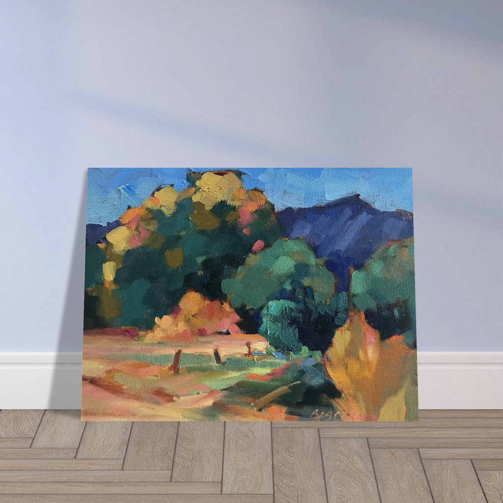 ‘New Mexico Meadow’ Southwestern Landscape | 12x16 Museum Quality Matte Poster | Original Artwork by American Artist Barbara Cleary-3