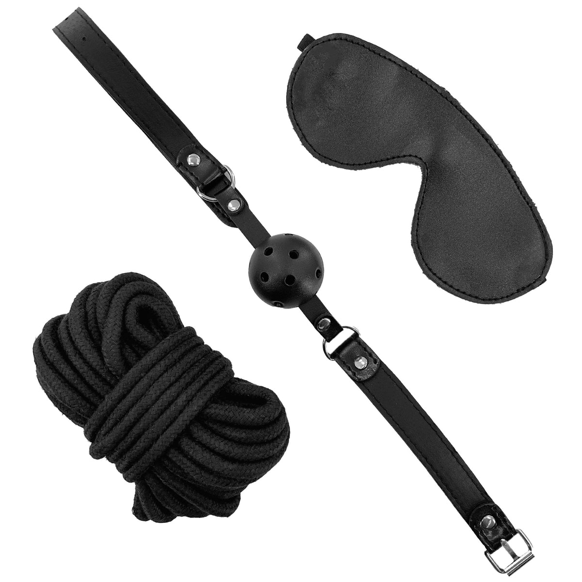 8-Piece Deep Black Weekender Bondage Set-1