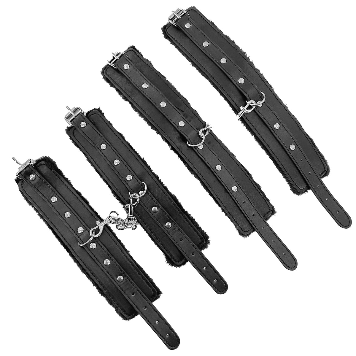 8-Piece Deep Black Weekender Bondage Set-3