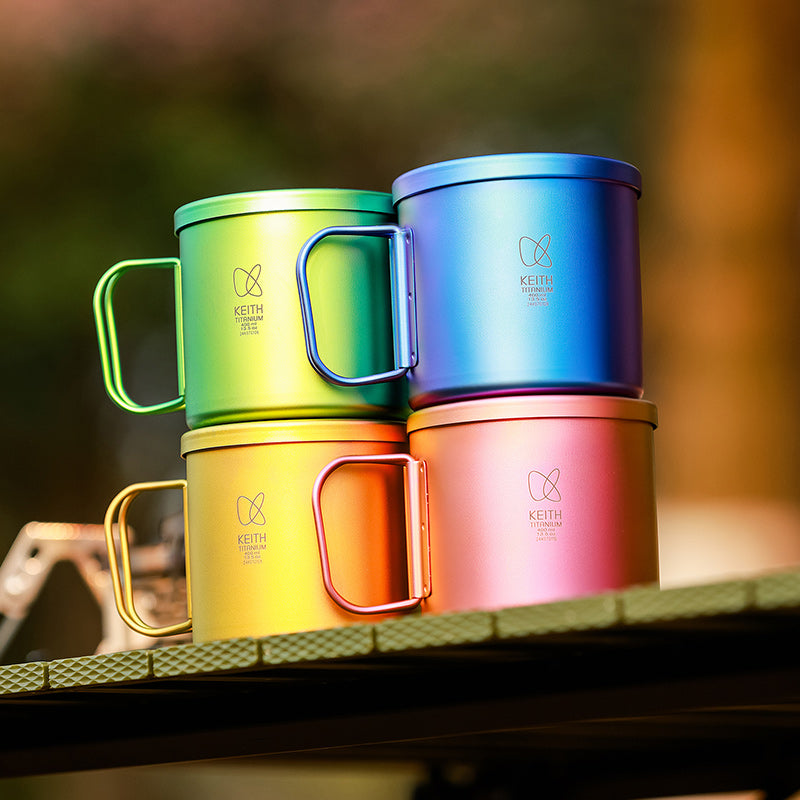 KEITH Titanium Radiant Spectrum Cups with handle-0