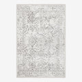 Dachstein vintage boho area rug featuring a low pile cotton surface and non slip base