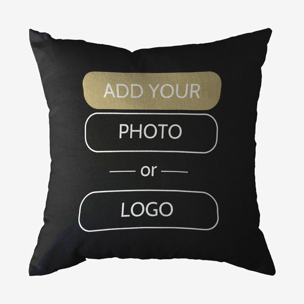 Custom printed double-sided pillowcase featuring personalized artwork with a soft velvety texture and hidden zipper.