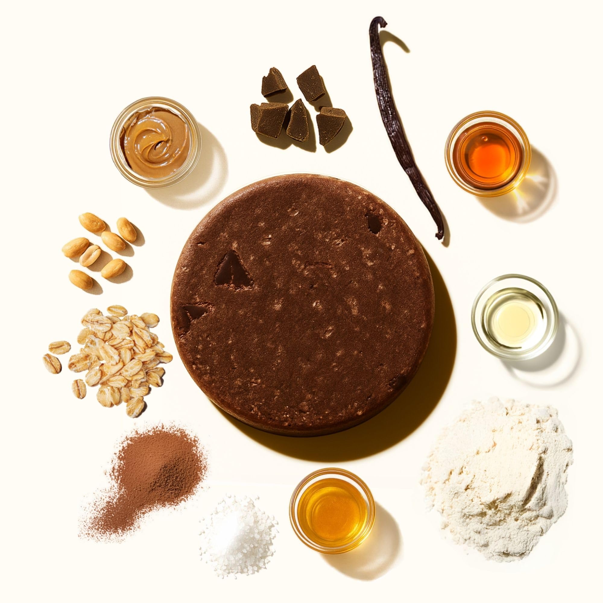 Box of 12 double chocolate protein nut butter cookies with organic plant-based ingredients — view 4