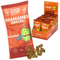 Sriracha roasted edamame snack packs by GoBeanz in vibrant individual bags for easy on-the-go snacking.