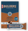 Clif Builders chocolate peanut butter protein bars 12 pack box with 20g plant protein