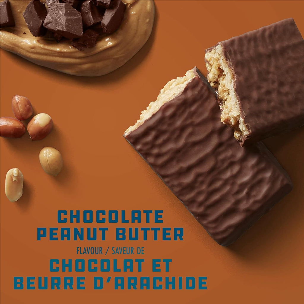 Clif Builders chocolate peanut butter protein bars 12 pack box with 20g plant protein — view 2