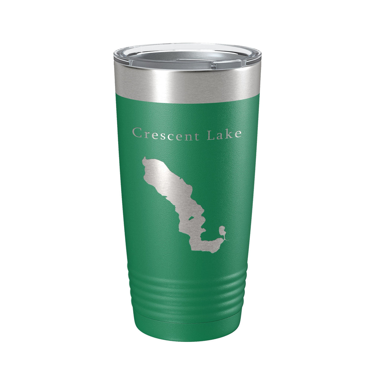 Crescent Lake Map Tumbler Travel Mug Insulated Laser Engraved Coffee Cup Florida 20 oz-9