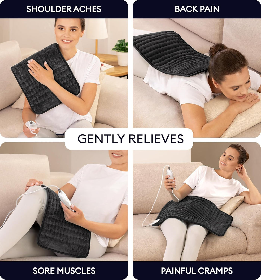 Heating Pad XL, Double-sided, Jet Black-1