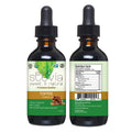 Two 30ml bottles of CraveStevia organic toffee flavor liquid sweetener drops