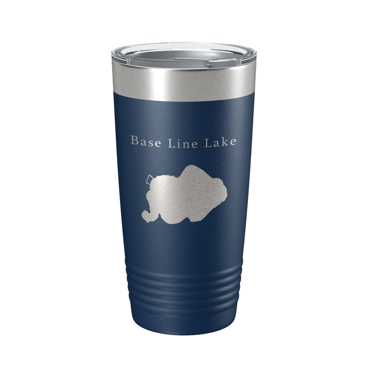 Base Line Lake Map Tumbler Travel Mug Insulated Laser Engraved Coffee Cup Huron River Chain of Lakes Michigan 20 oz-8