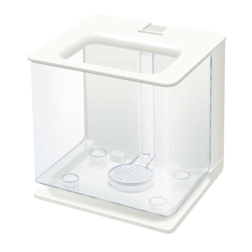 Modern plastic self-cleaning mini fish tank for desktop decor with 2.5L capacity — view 3