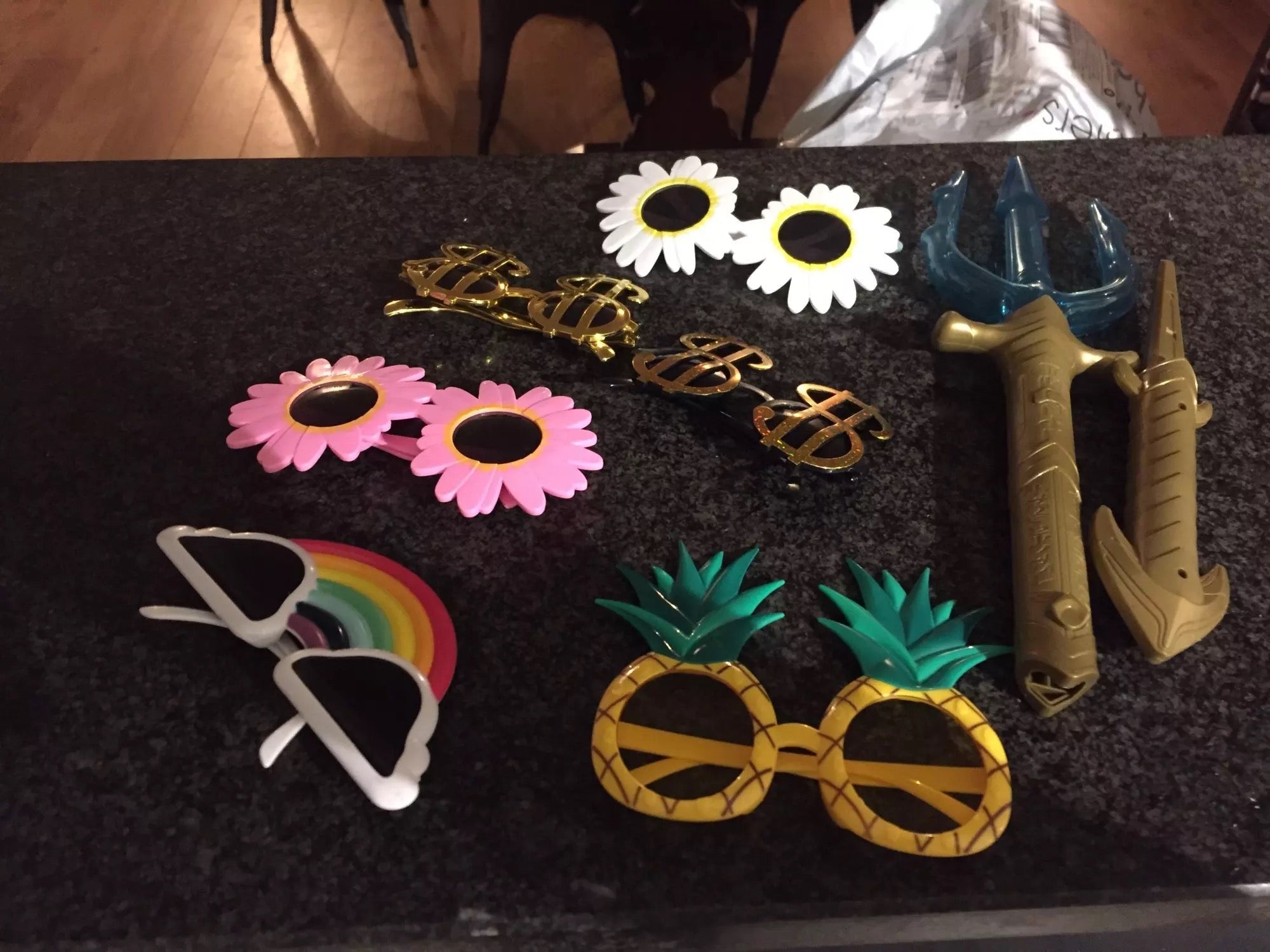 Colorful novelty Happy Birthday party glasses for kids photo booth props and festive celebration favors — view 4