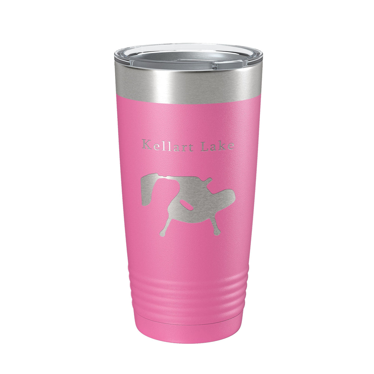 Kellart Lake Map Tumbler Travel Mug Insulated Laser Engraved Coffee Cup Illinois 20 oz-11
