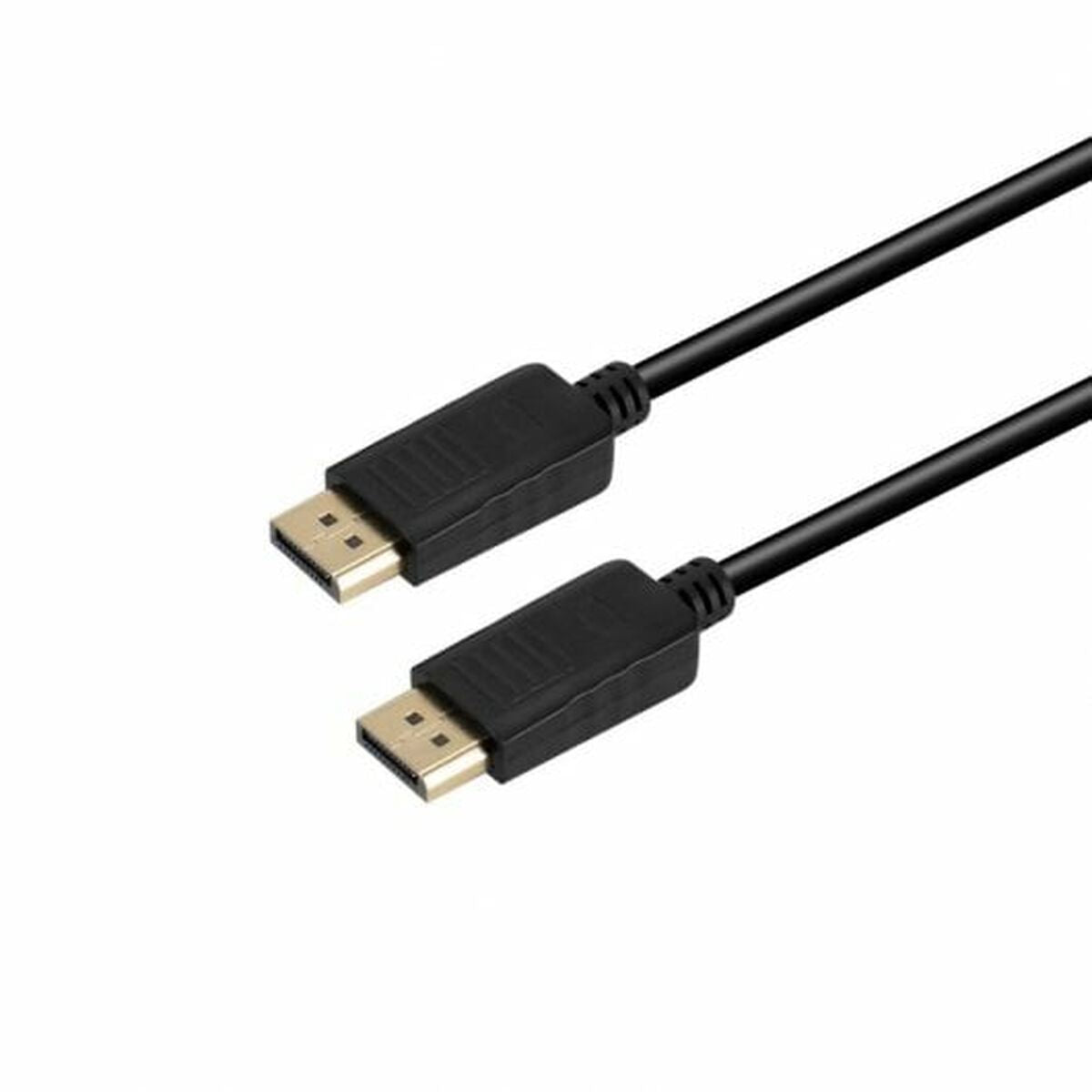 Black three-meter 4K Ultra HD DisplayPort cable for computer monitors and gaming setups — view 5