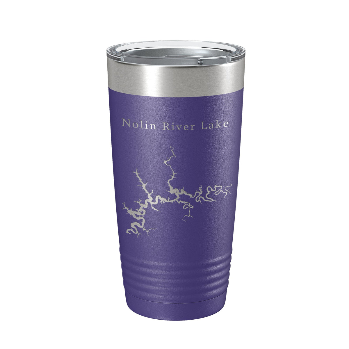 Nolin River Lake Map Tumbler Travel Mug Insulated Laser Engraved Coffee Cup Kentucky 20 oz-15