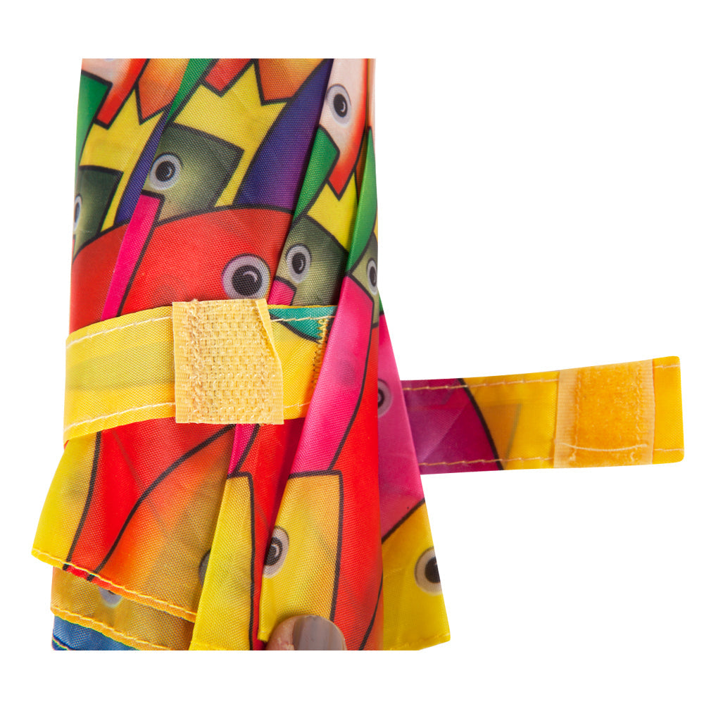 Biggdesign Fertility Fish mini umbrella compact travel size with windproof canopy and soft rubber handle — view 4