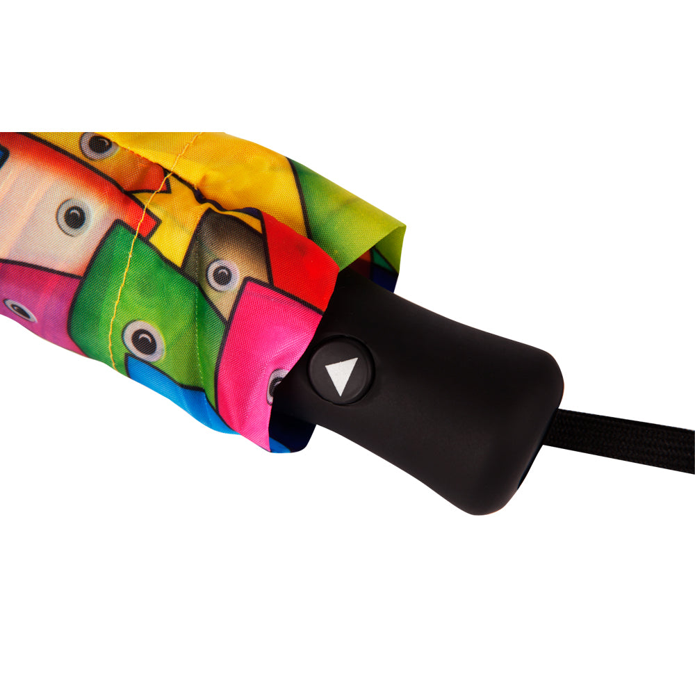 Biggdesign Fertility Fish mini umbrella compact travel size with windproof canopy and soft rubber handle — view 5
