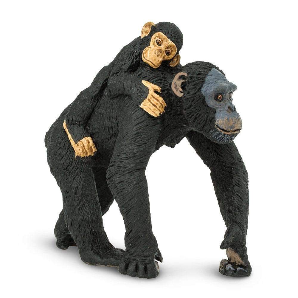 Chimpanzee with Baby Figurine-0