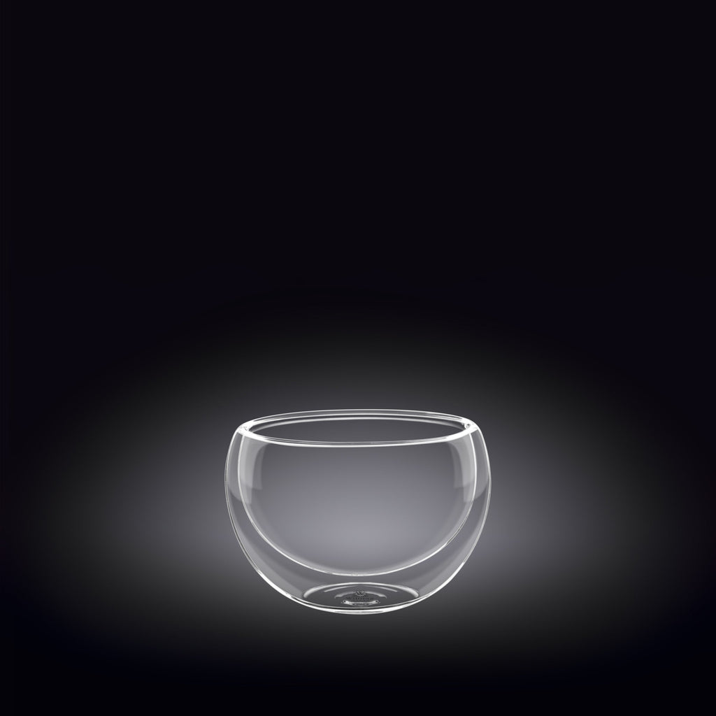 Double-Wall Vacuum Sealed Thermo Glass Bowl 2.7 Fl Oz | 80 Ml-1