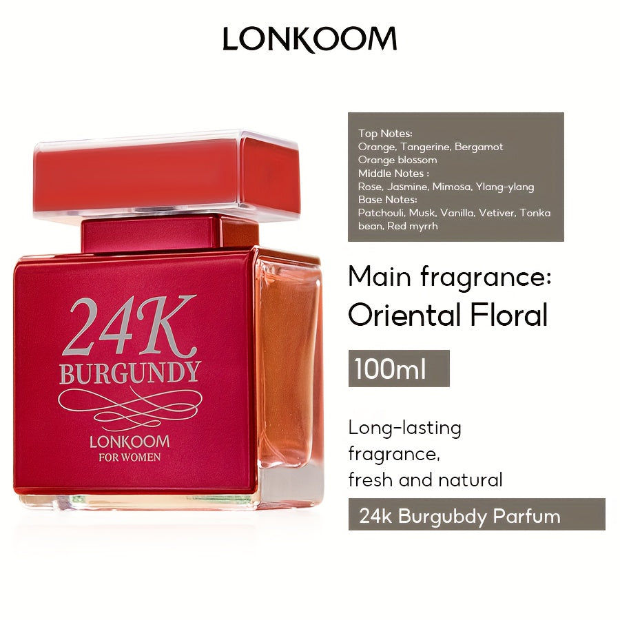 Elegant 100ml women's oriental floral eau de parfum glass bottle with refreshing liquid fragrance inside. — view 5