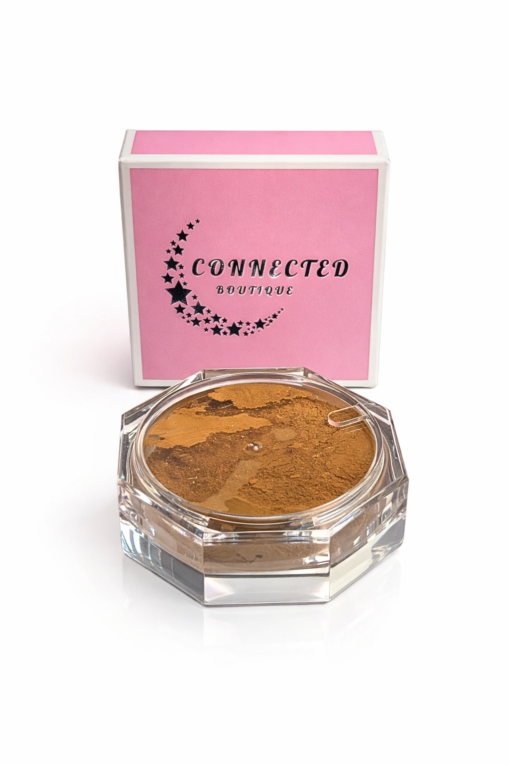 Waterproof blurring makeup setting powder container with loose finely milled translucent powder inside — view 5