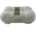 Soft cotton knitting yarn skeins in vibrant colors for crochet and DIY crafting projects