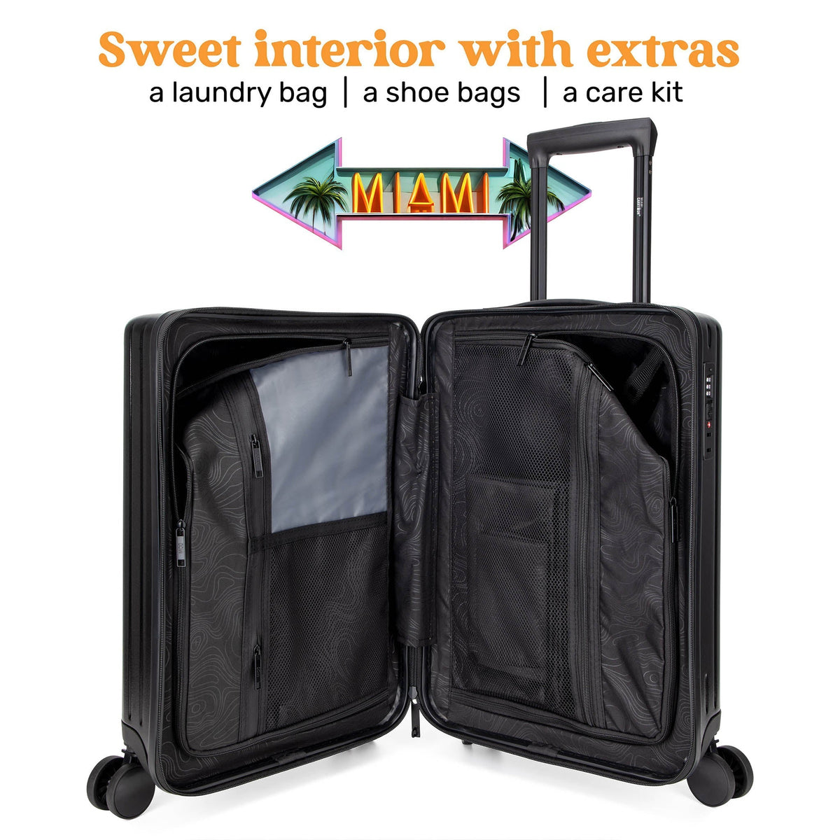 Ocean 20" Polycarbonate Carry-on Suitcase-2