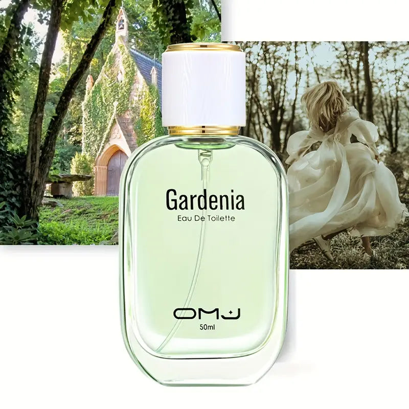 Gardenia Bloom 50ml Eau De Toilette sleek glass perfume bottle for women with floral fruity fragrance — view 4