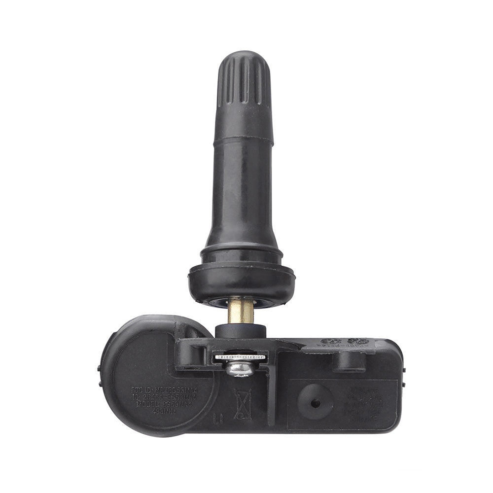 Four pack tire pressure sensors for Jeep vehicles, direct replacement black automotive monitoring components — view 4