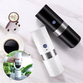 Automatic espresso machine with compact design for brewing ground coffee and espresso capsules