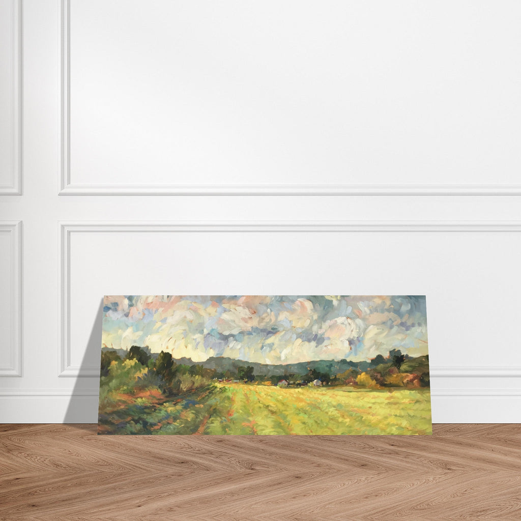 'Before the Harvest' I 10x24 Museum-Quality Matte Paper Poster | Original Artwork by American Artist Barbara Cleary-2