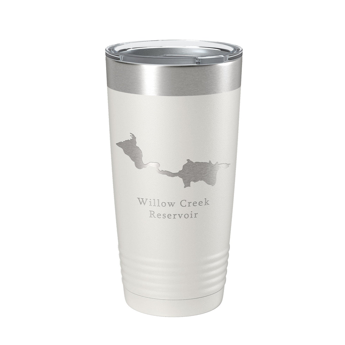 Willow Creek Reservoir Arapaho Tumbler Lake Map Travel Mug Insulated Laser Engraved Coffee Cup Colorado 20 oz-7