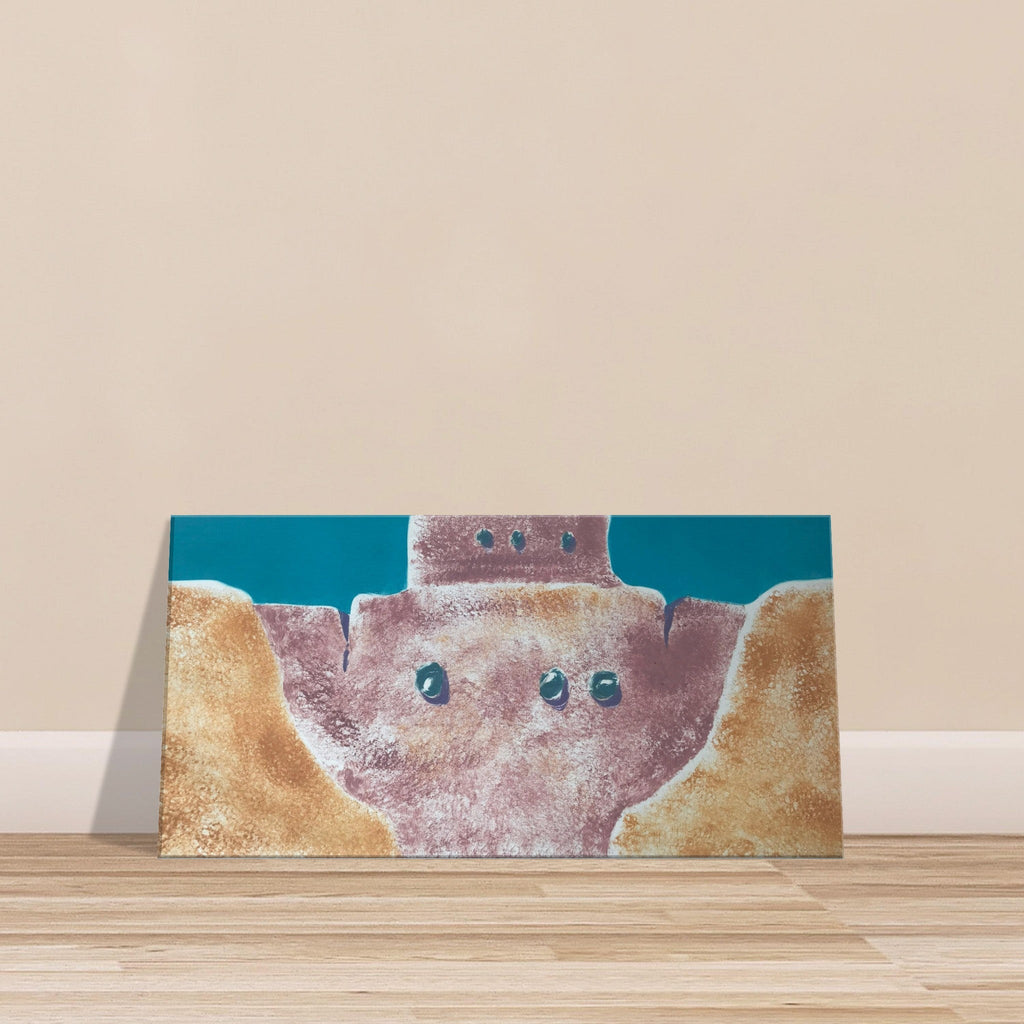 'Pueblo Series 1' Abstract I 12x24 inch Canvas Art Print  I Original Artwork by American Artist Barbara Cleary-4